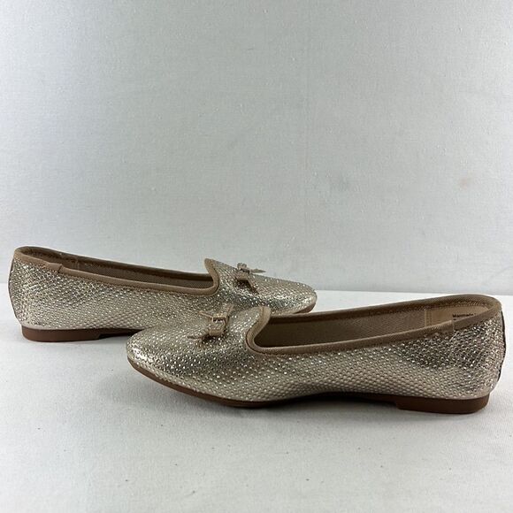 Charter Club Kimii Platino Bling Evening Deconstructed Loafers Sz 5 M Floor Samp - Picture 4 of 7